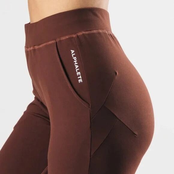 Alphalete Pro-Elite Joggers Chocolate Brown S - Picture 3 of 11